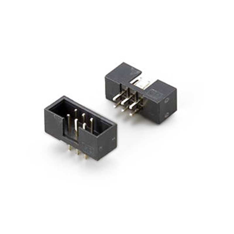 10Pcs 1.27mm Pitch 2x4 Pin 8 Pin SMT SMD Male Shrouded Box Header IDC Connector 