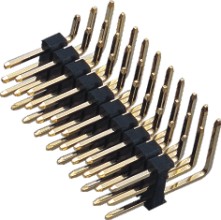 2.54mm Pin Header H=2.54 Three Row Right Angle Type